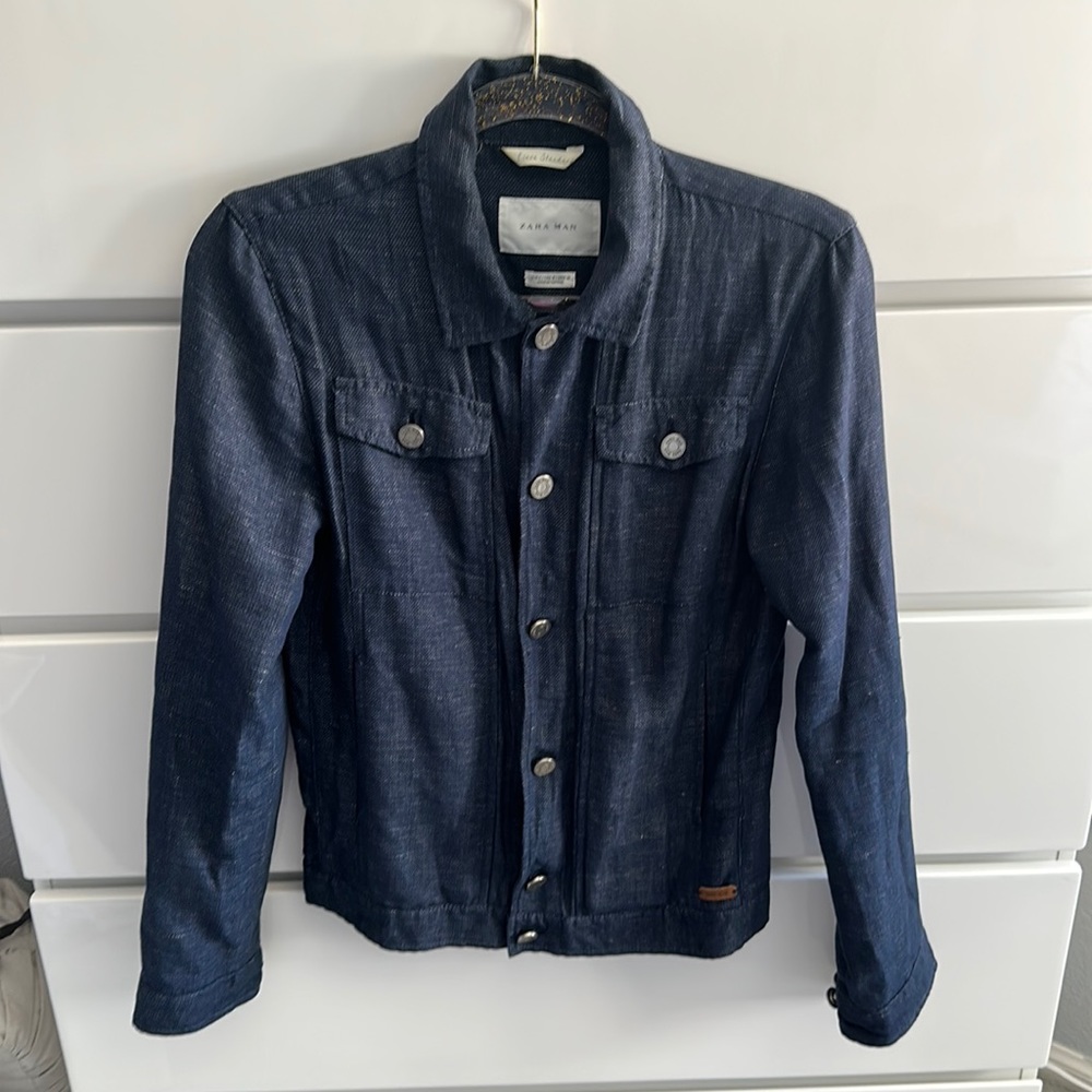 Zara Man linen-like jacket